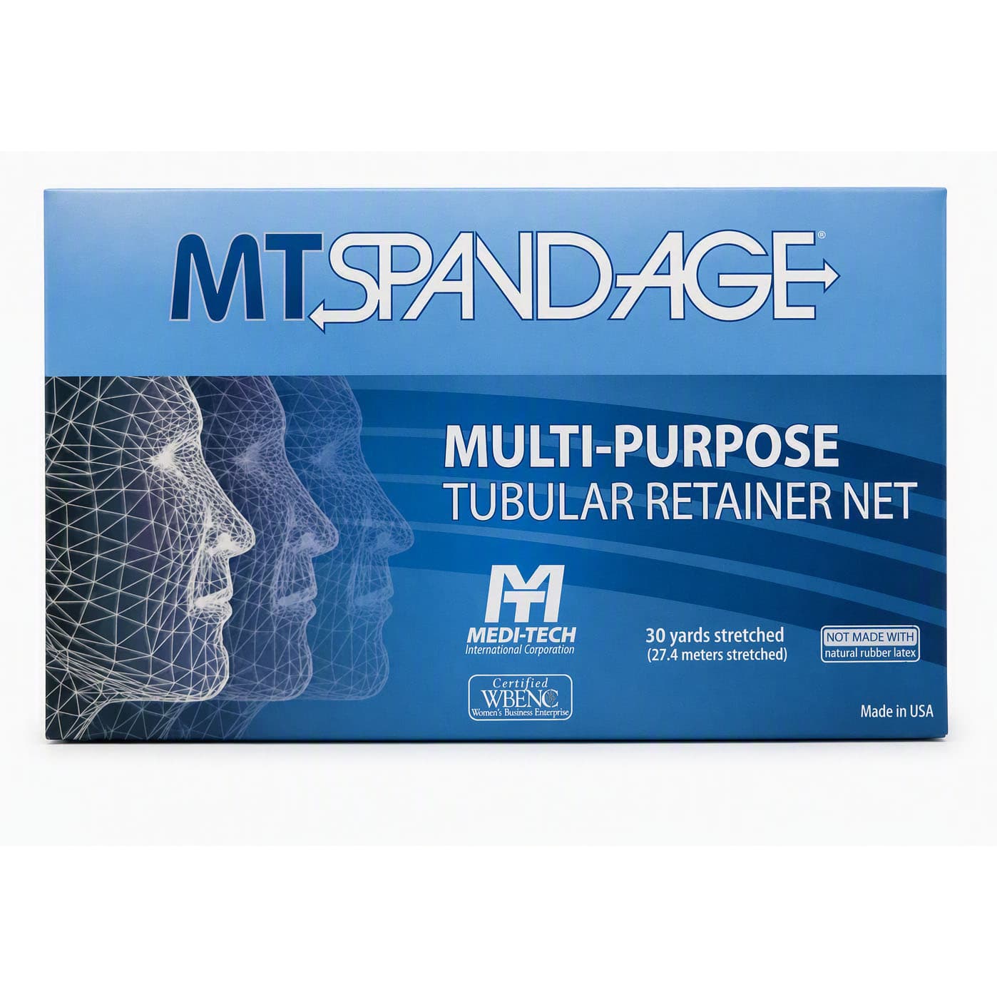 MT Spandage Elastic Net Retainer Dressing, Size 9, 30 Yard - Image 1