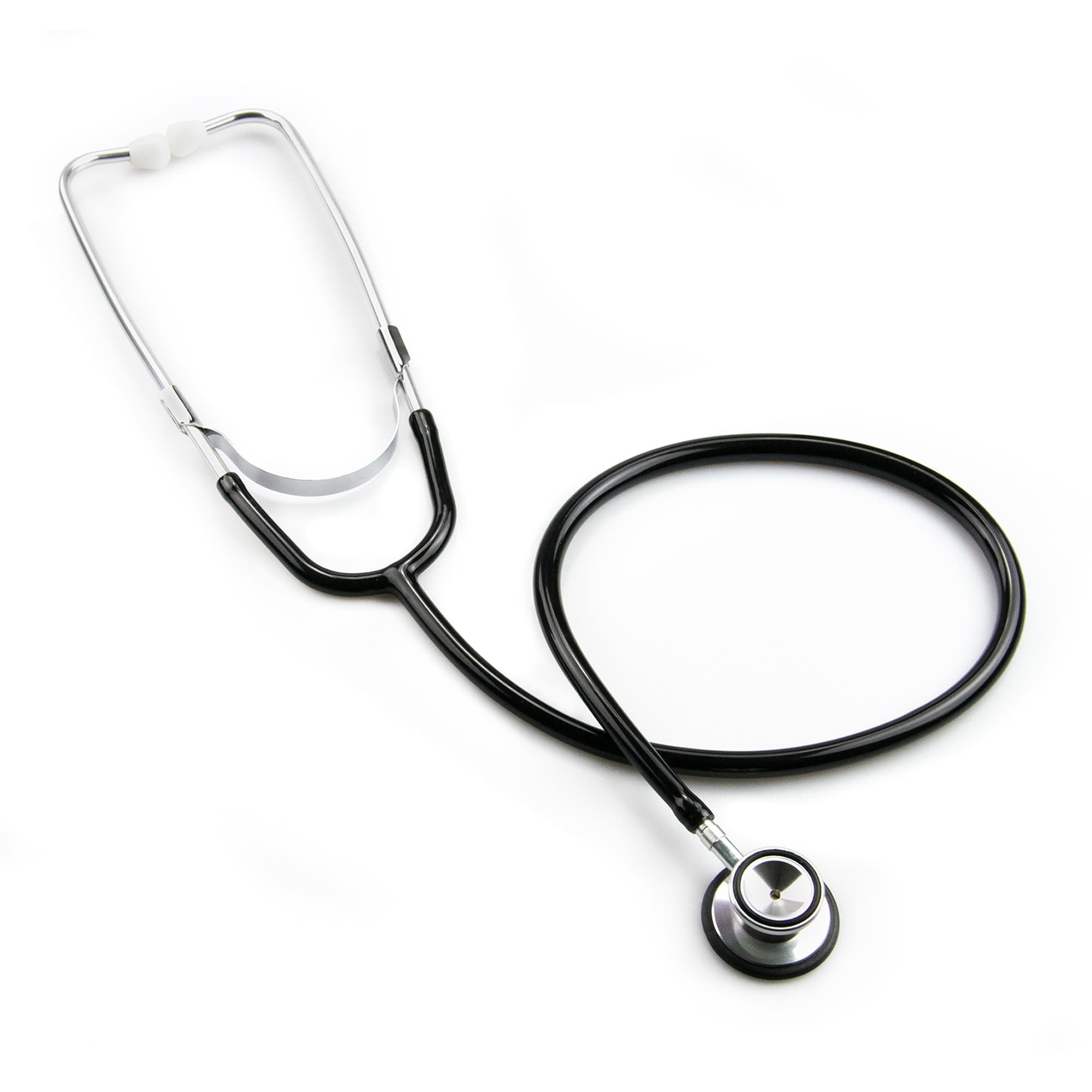 McKesson Classic Stethoscope Double-Sided Chestpiece 1-Tube Single Lumen Infant, Black - Each - Image 1