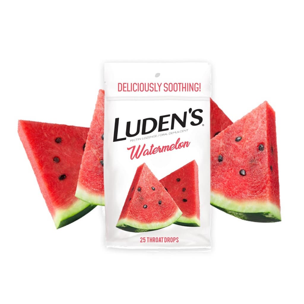 Luden's Watermelon Throat Drops - 25 Count - Image 1