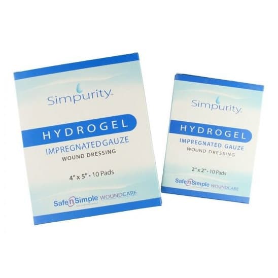 Simpurity Impregnated Hydrogel Gauze Wound Dressing