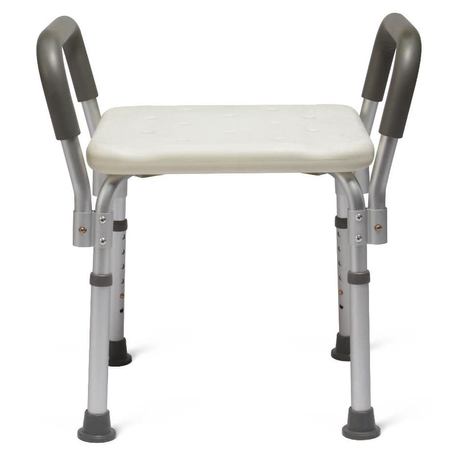 Medline Bath Bench with Arms, No Back - Image 1