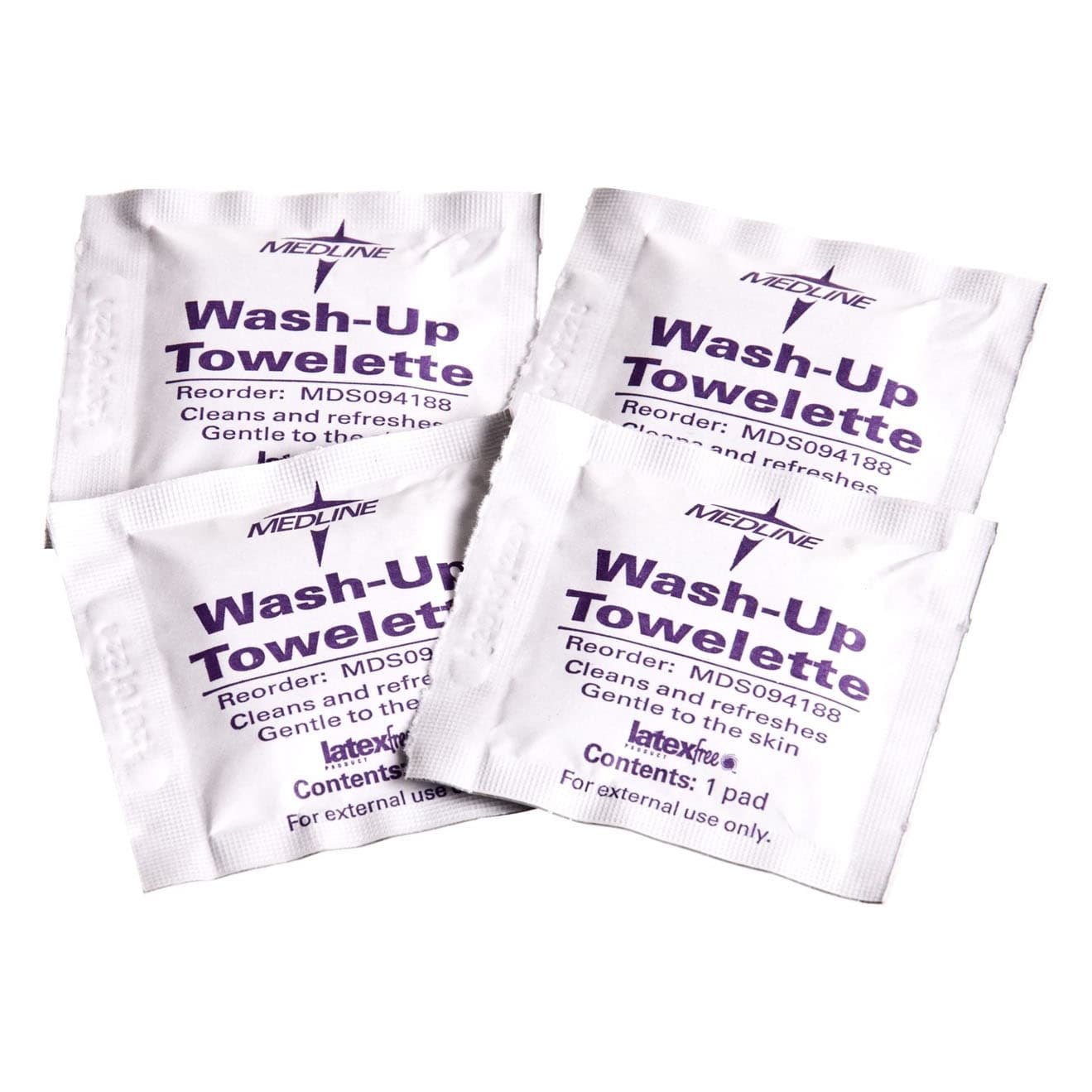 Medline Antiseptic and Cleansing Towelettes, 5 x 7 Inch - Case of 1000 - Image 1