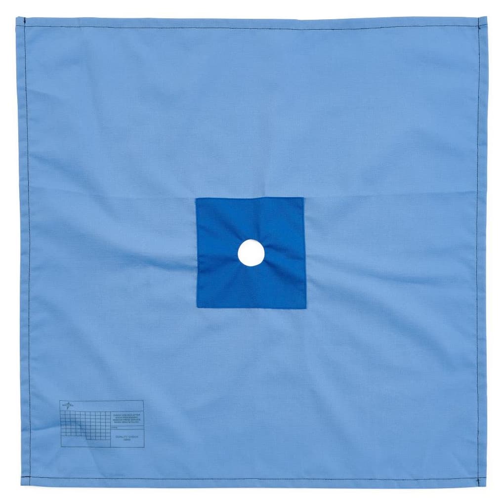 Medline AngelStat Surgical Drape, 22 x 22 Inch - 1 Dozen
