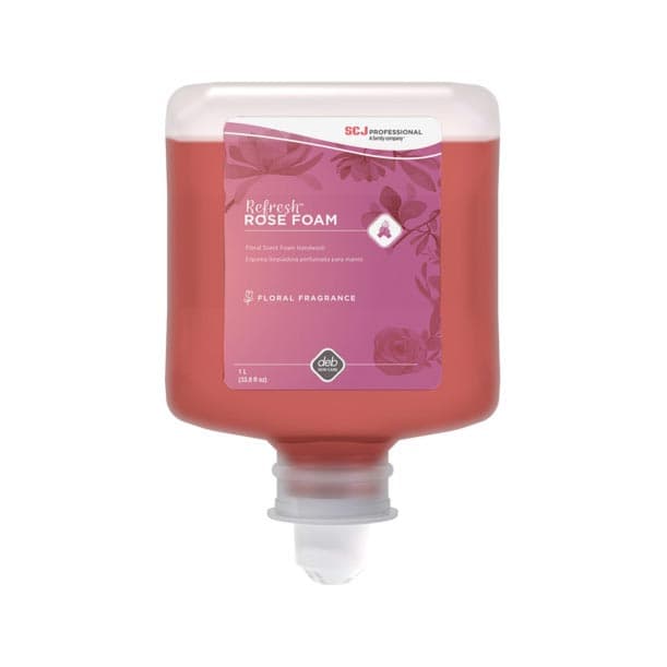 Refresh Rose Foam Wash, Floral Fragrance, 1000 mL