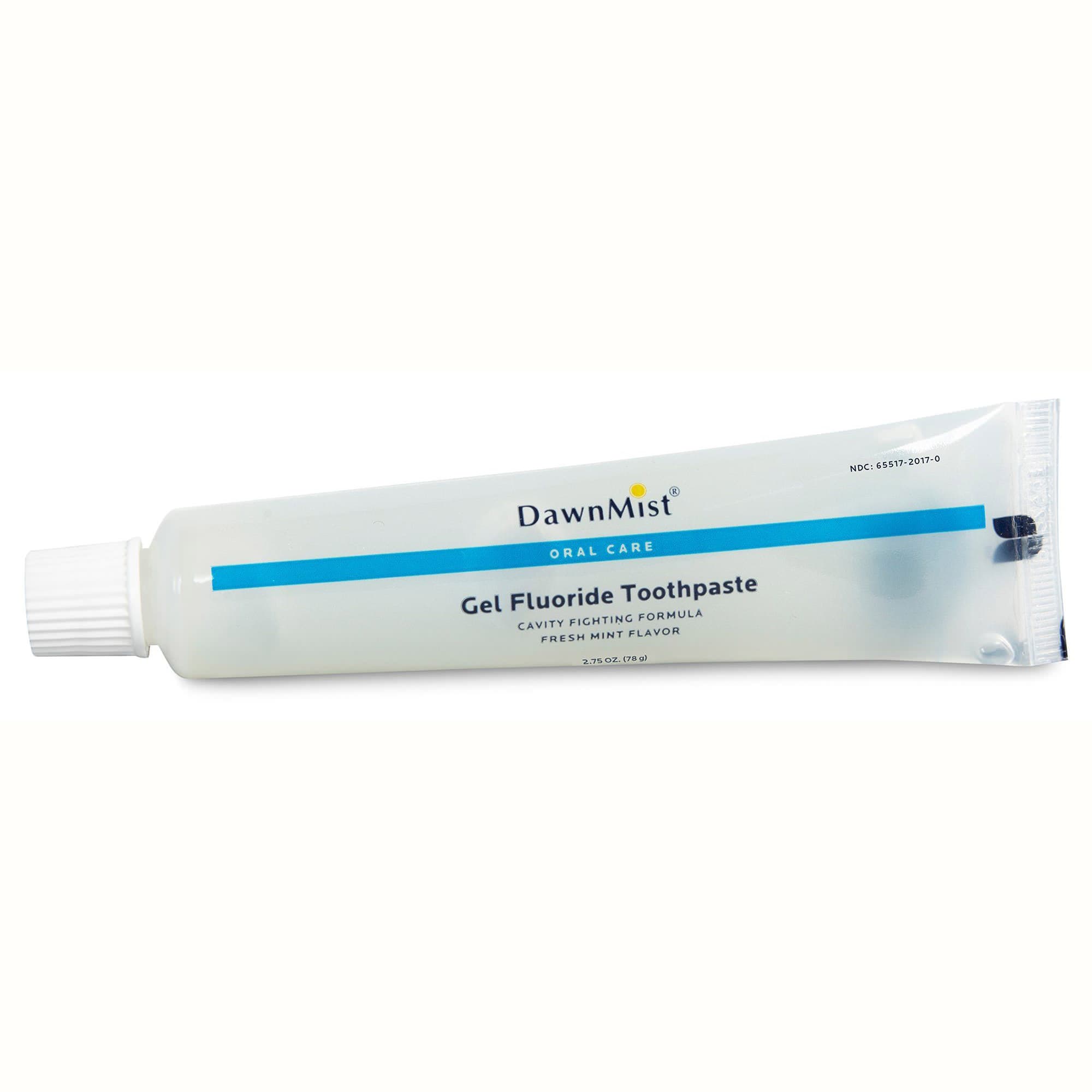 DawnMist Toothpaste Tube, Mint Flavor, 2.7 oz, Paste - Case of 144 - Image 1