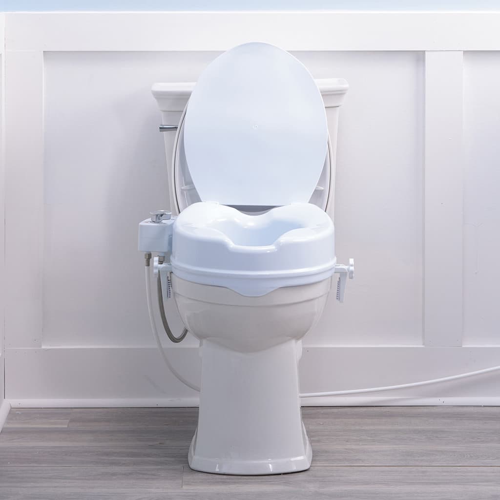 Drive Medical PreserveTech Raised Toilet Seat with Bidet - Image 6