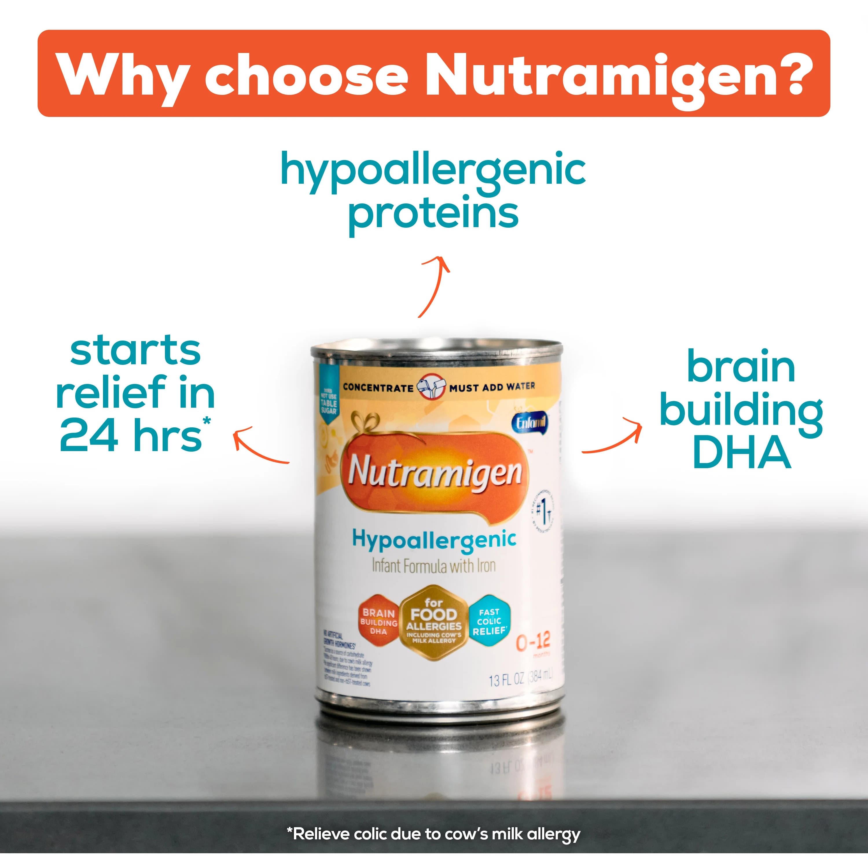 Nutramigen Hypoallergenic Infant Formula With Iron, Concentrate - Image 4