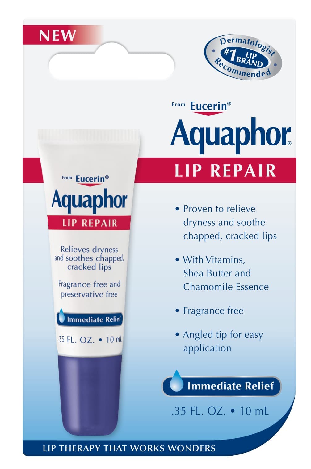 Aquaphor Lip Balm, 0.35 oz - Image 1