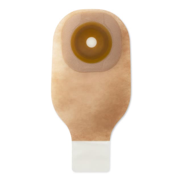 Premier 1-Piece Drainable Ostomy Pouch with Flat Flextend Barrier, Clamp Closure and Tape - Image 3