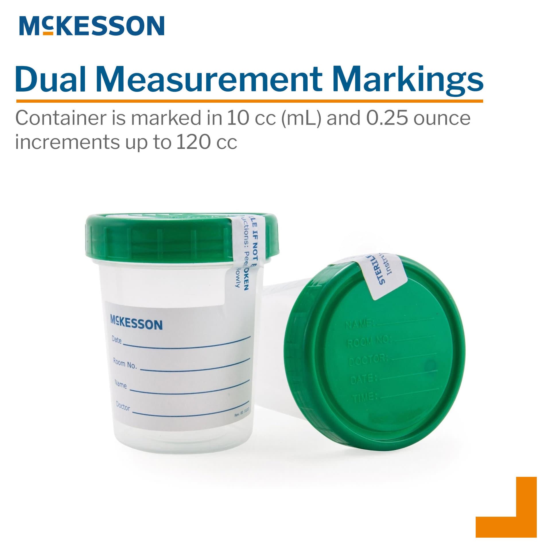 McKesson Translucent Specimen Container - Image 3