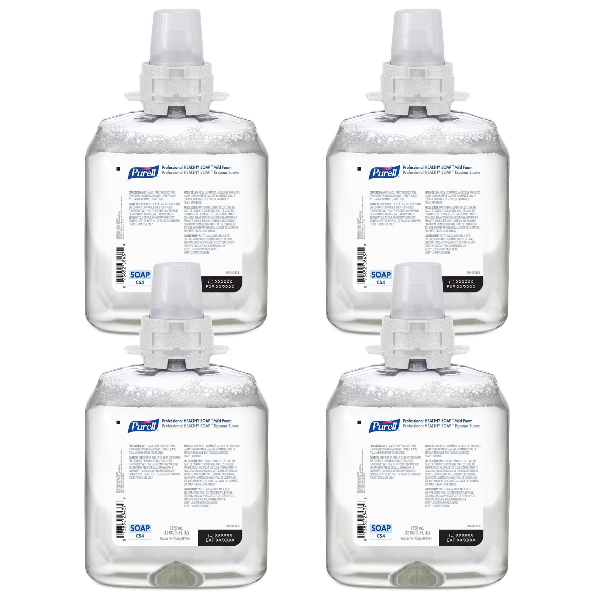 Purell Healthy Soap Mild Foam Refill for CS4 Dispenser - Case of 4 - Image 2