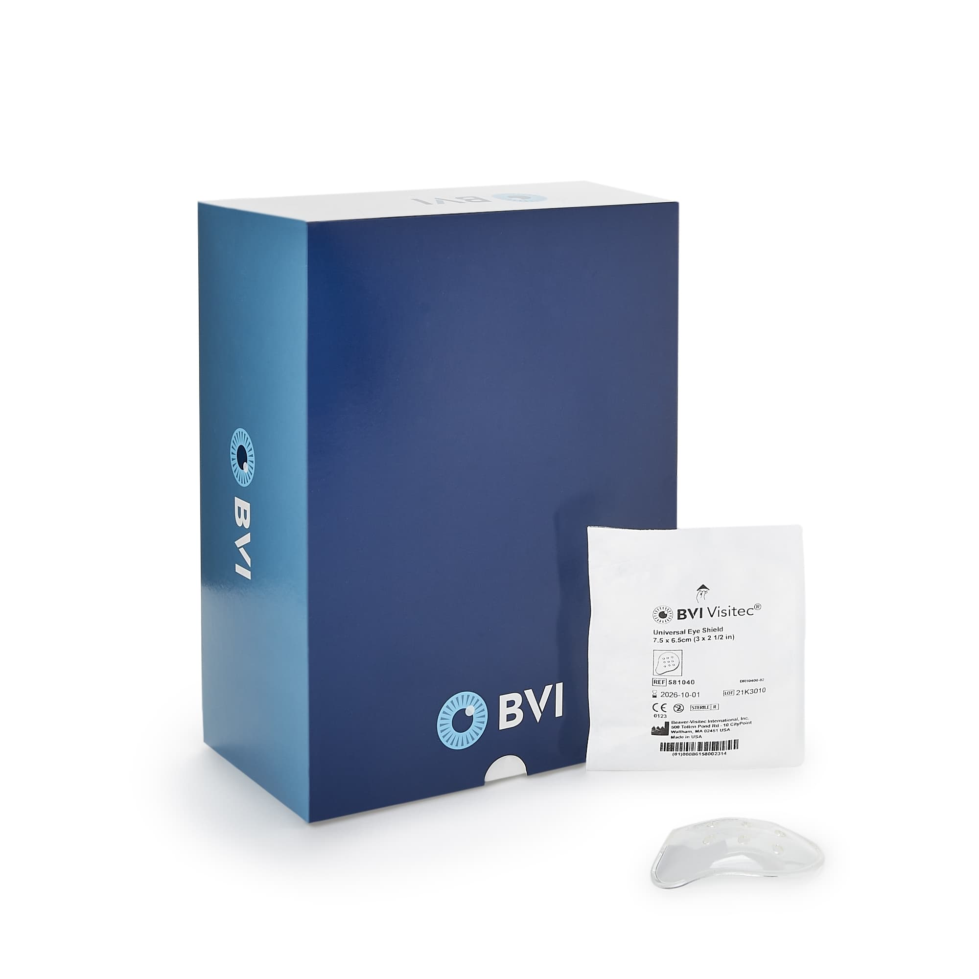 BVI Visitec Universal Eye Shields - Box of 50 - Image 1