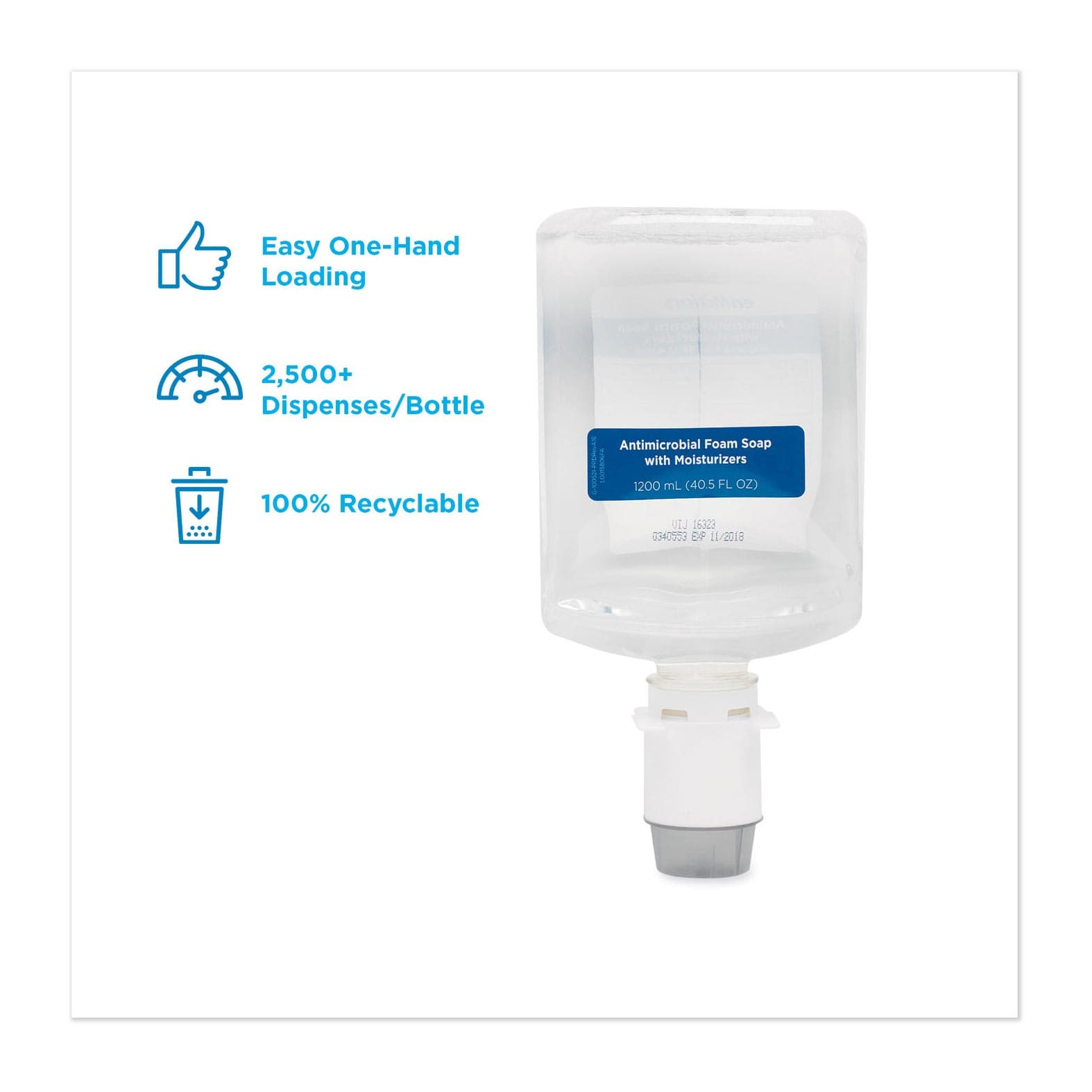 enMotion Gen 2 Antimicrobial Foaming Soap, 1,200 mL - Case of 2 - Image 3