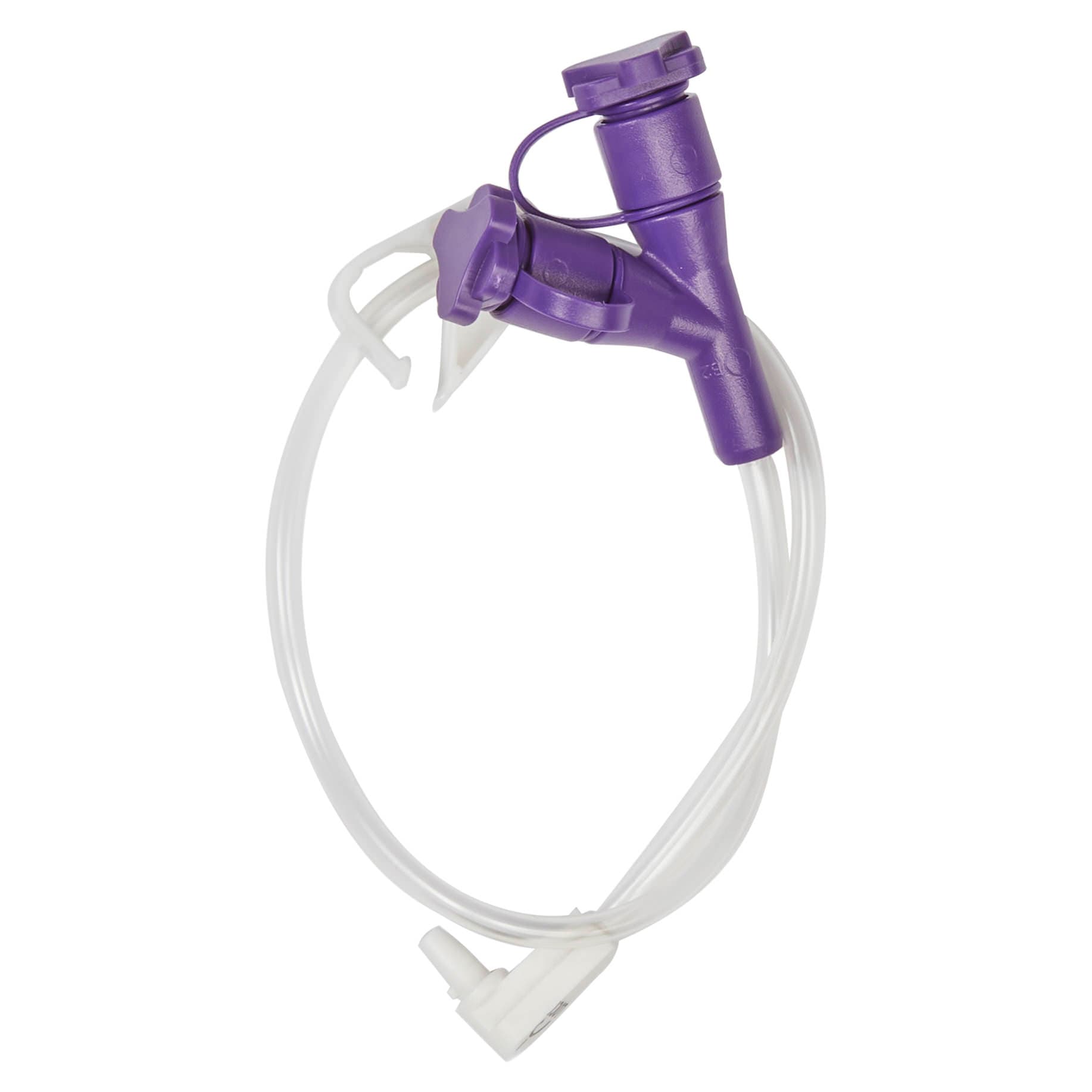 McKesson Enfit Y-Port Enteral Extension Set with Right Angle Connector, 12 Inch - Box of 5 - Image 2