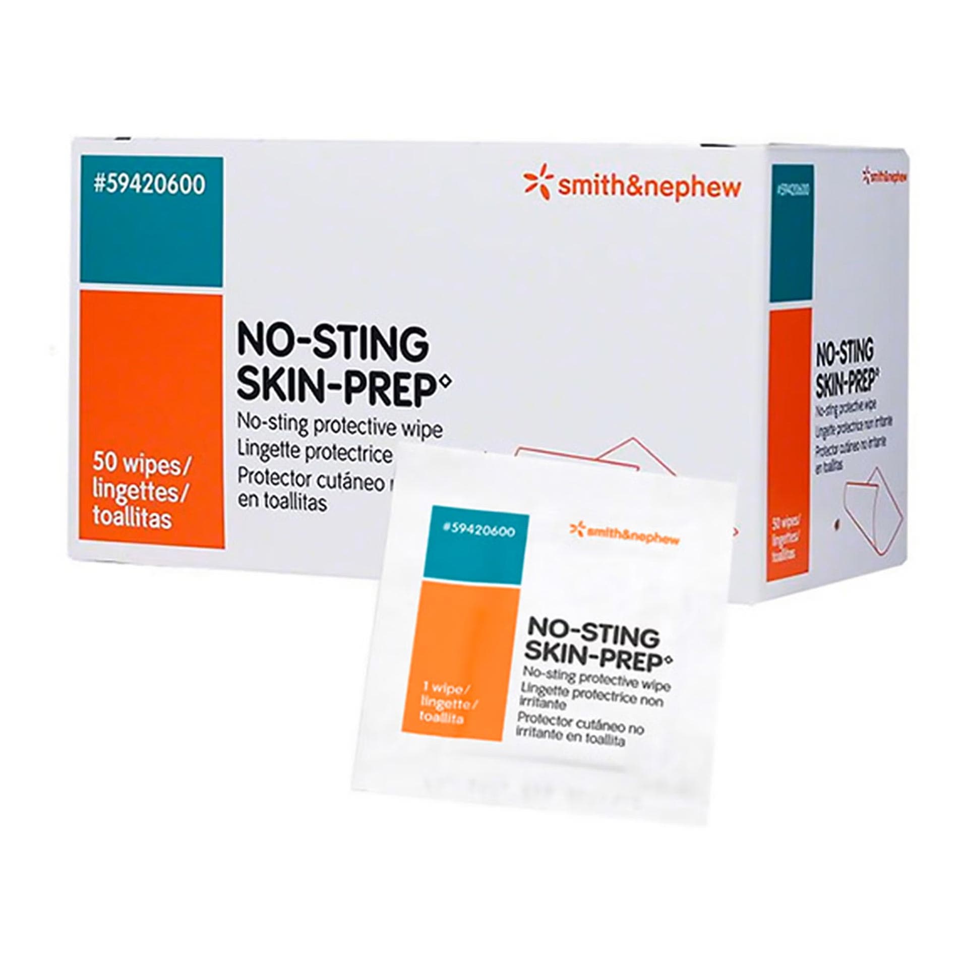 Smith and Nephew No-Sting Skin-Prep Wipe - Case of 1000 - Image 1