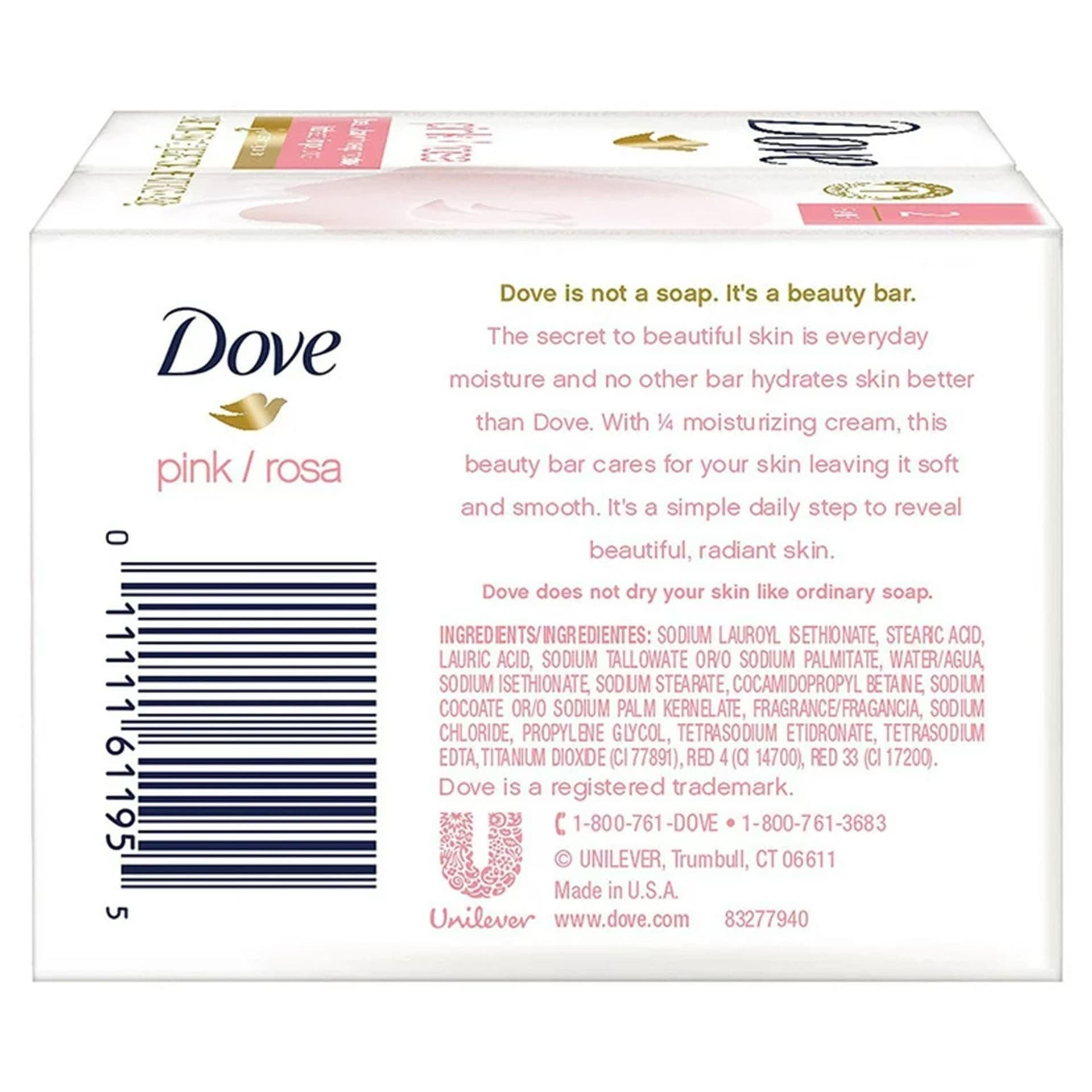 Dove Beauty Bar for Deep Moisture, 3.5 oz - Package of 2 - Image 4