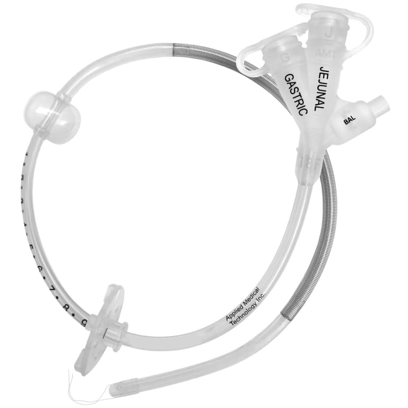 AMT Traditional G-JET Gastric Jejunal Feeding Tubes, 18 Fr, 22 cm - Each - Image 1