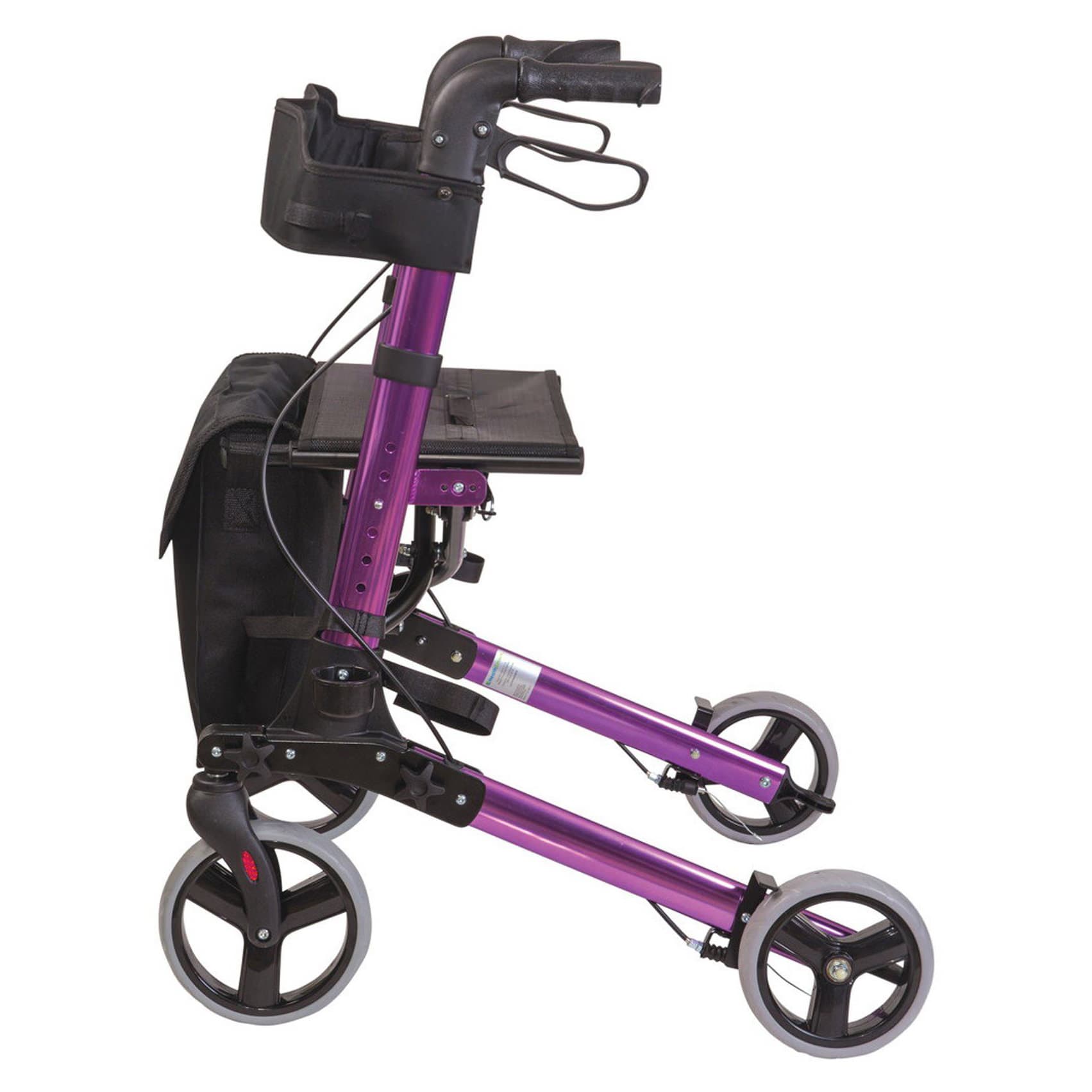 HealthSmart Gateway Aluminum Medical 4 Wheel Rollator - Image 2