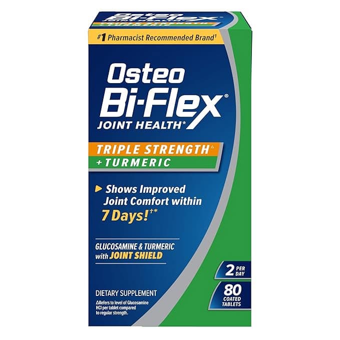 Osteo Bi-Flex Triple Strength + Turmeric Tablets - Pack of 80 - Image 1