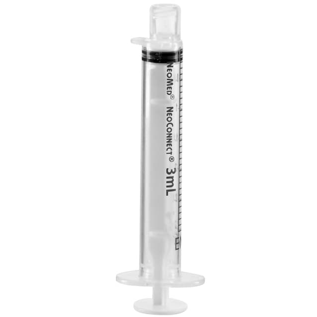 NeoConnect at home Oral Medication Syringe, 3 mL - Box of 50 - Image 1