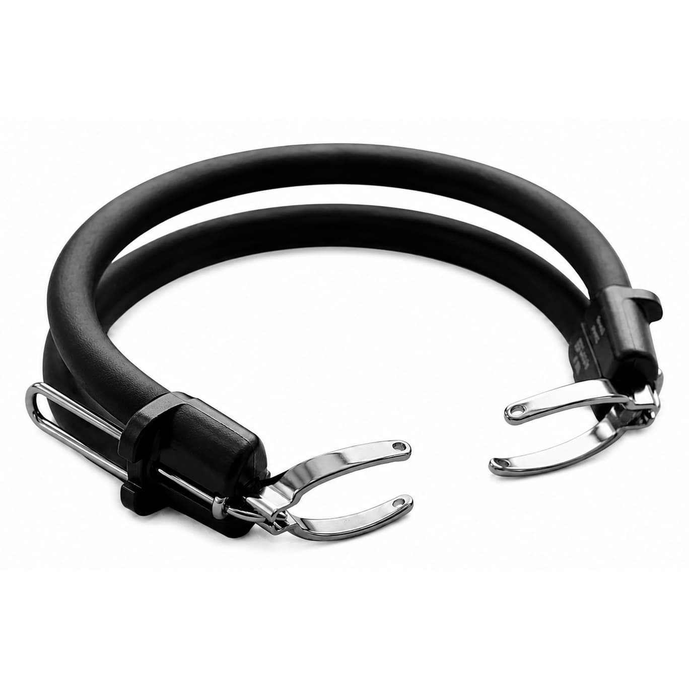 LUMEON 2-Tubes Wall Mount Aneroid Sphygmomanometer with Cuff, Black, Large - Image 1