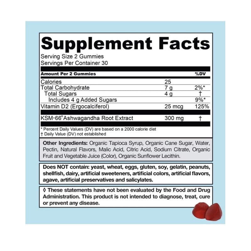 Goli Nutrition Ashwagandha Gummies, 60 Count - Each - Image 2