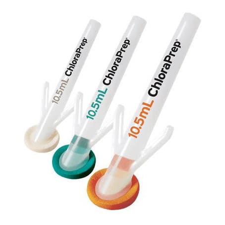 ChloraPrep Hi-Lite Orange Skin Prep Solution, 10.5 mL - Carton of 25 - Image 1