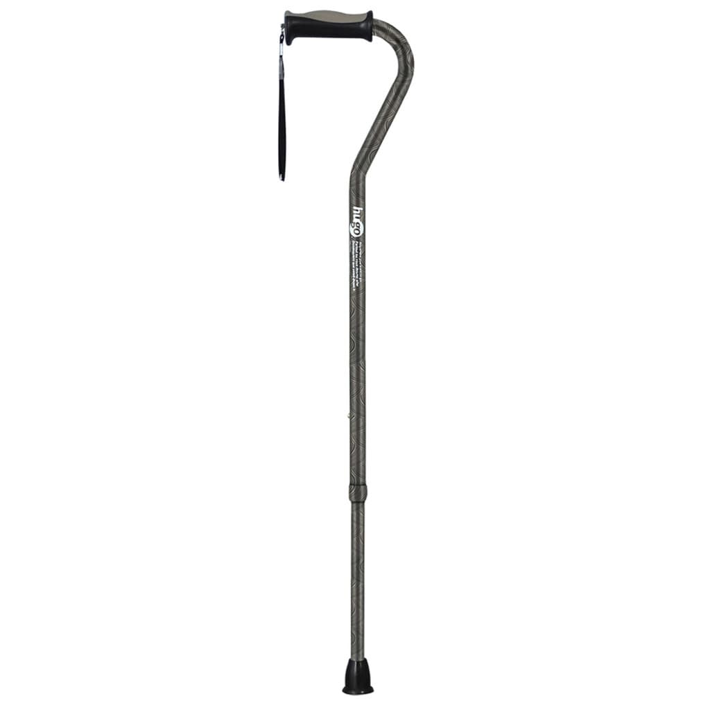Drive Hugo Offset Walking Cane, Height Adjustable, Carbon - Each - Image 1