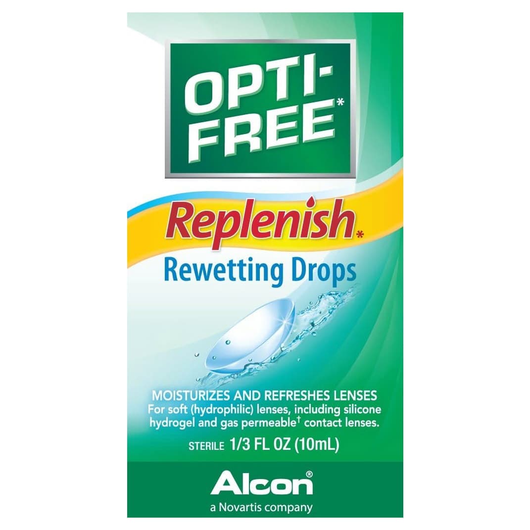 Alcon Opti-Free Replenish Rewetting Drops, 10 mL - Each - Image 2
