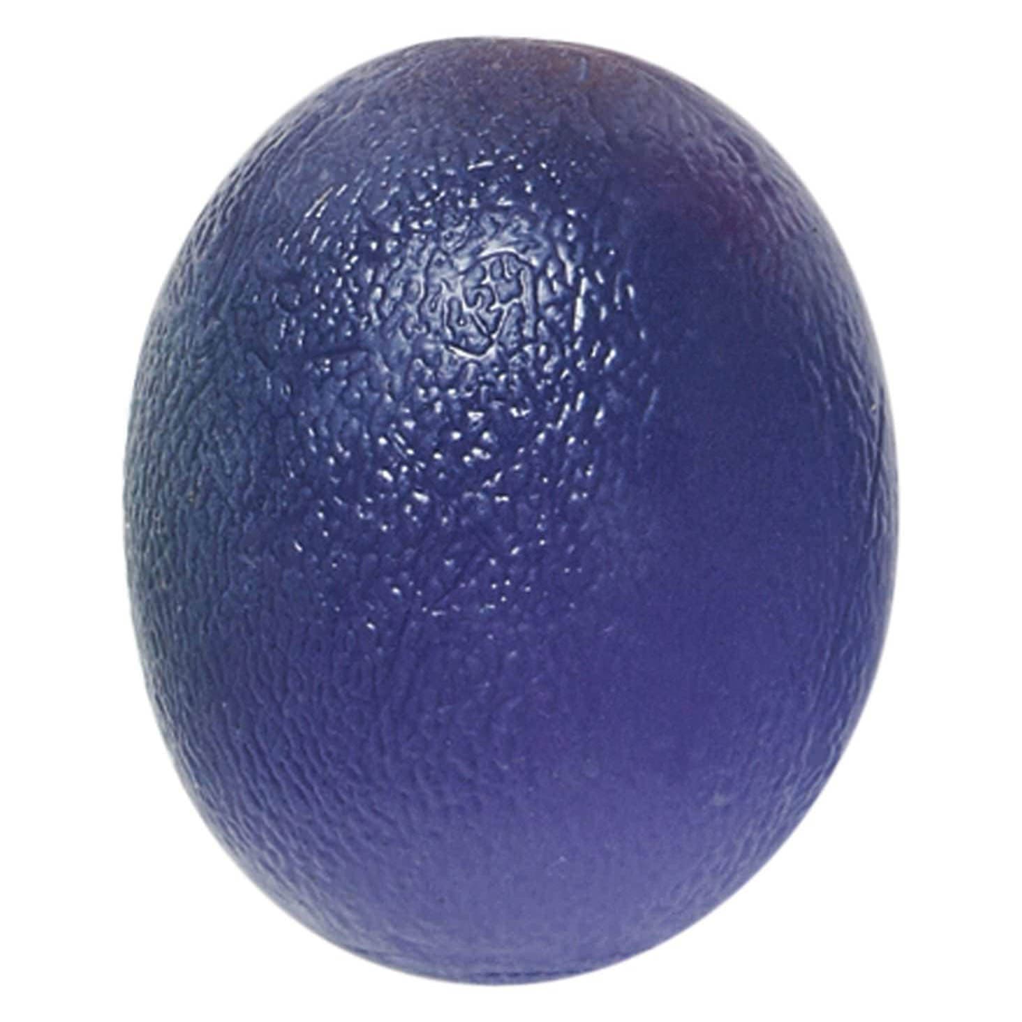 CanDo Gel Hand Squeeze Ball, Large Cylindrical, Heavy, Blue - Image 1