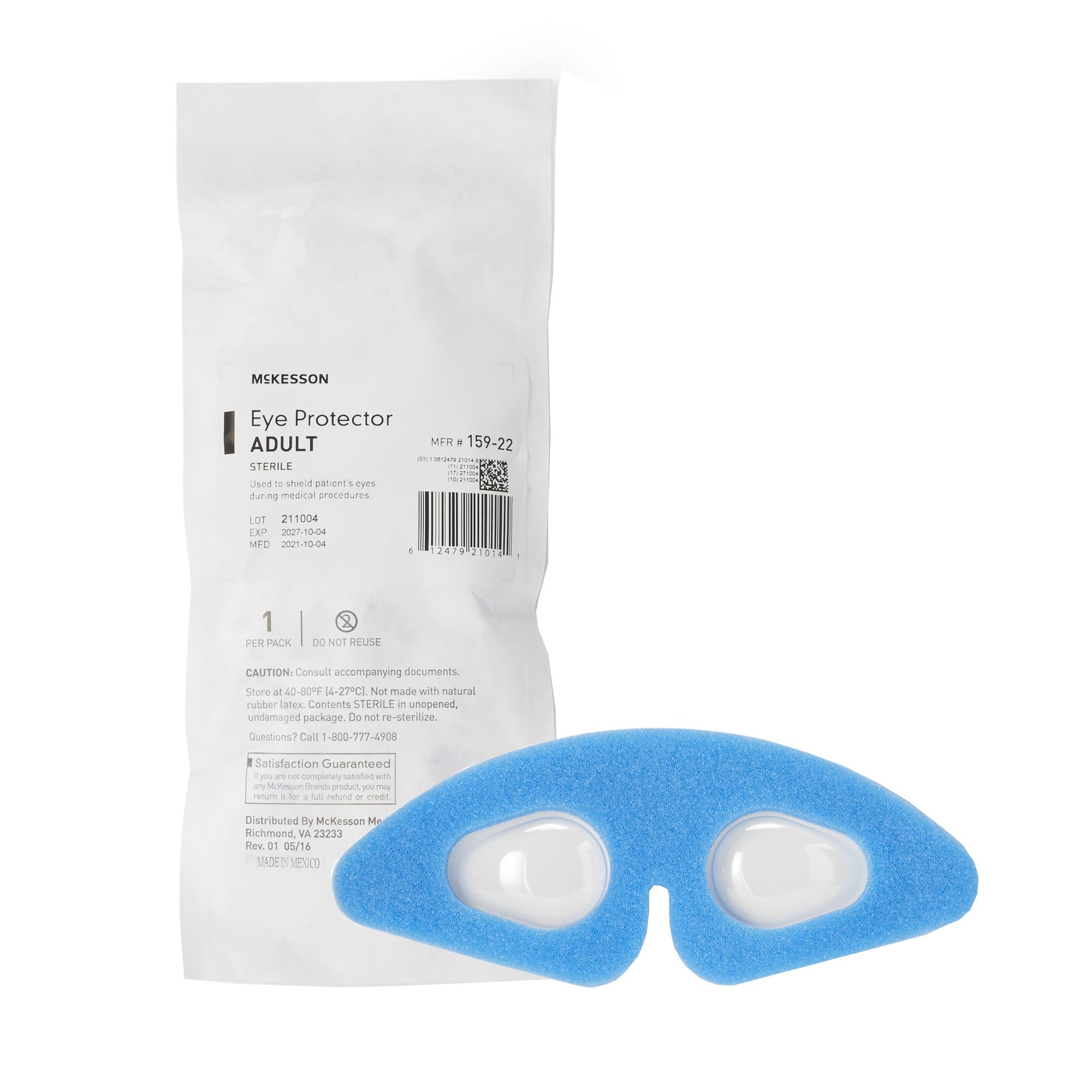 McKesson Eye Protector Blue Disposable