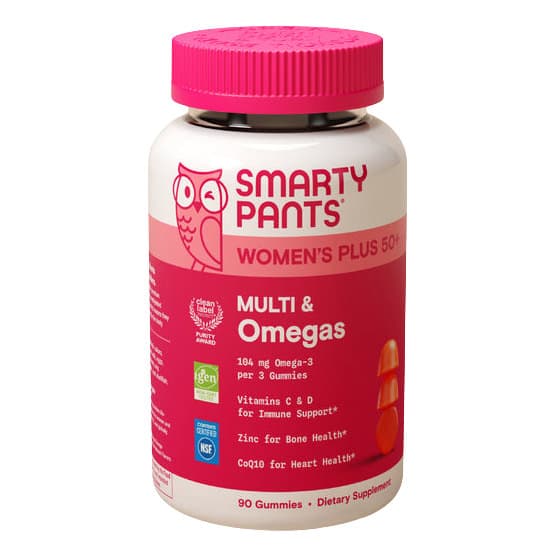 SmartyPants Womens 50 + Multi and Omegas Eagle - Bottle of 90 - Image 1