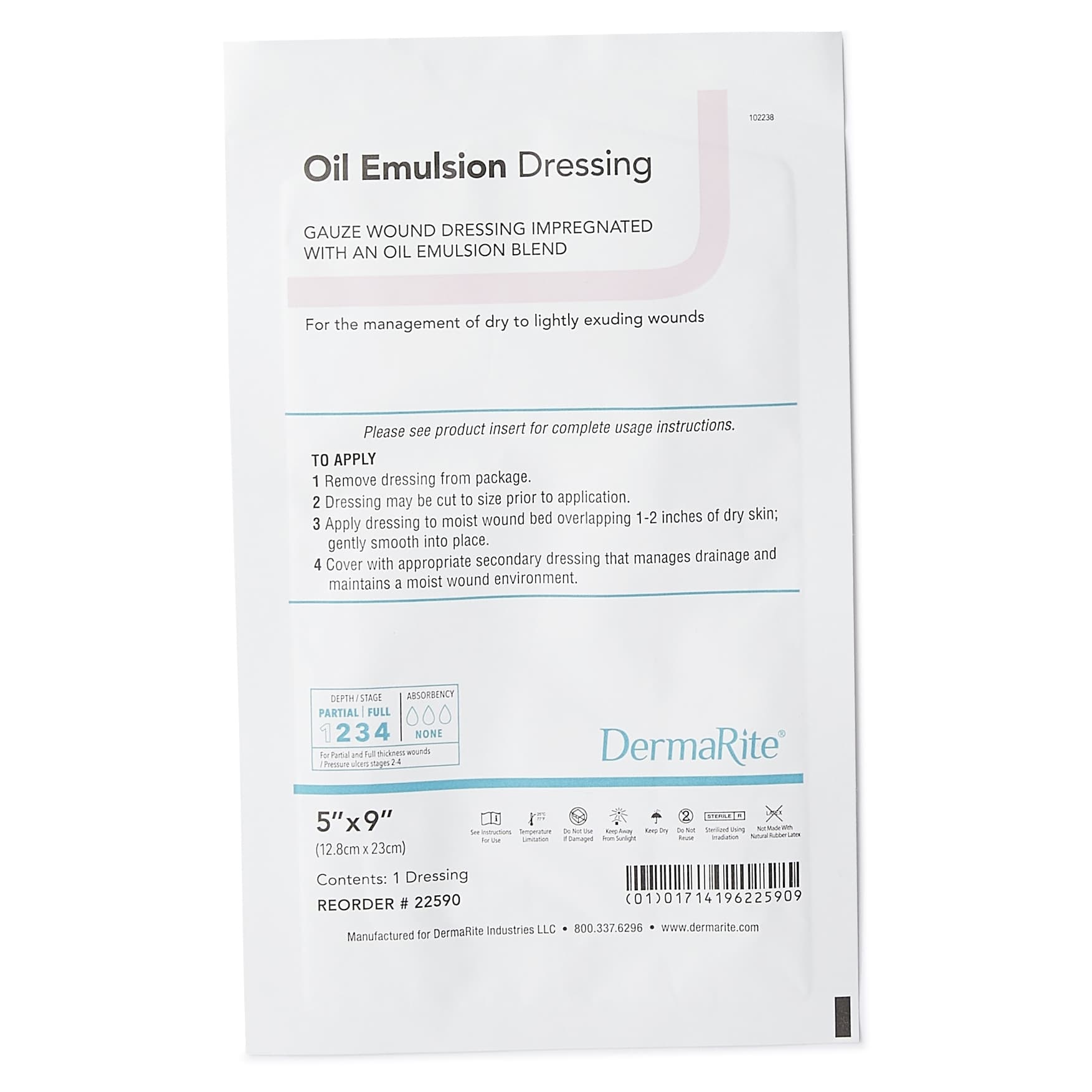 Dermarite Oil Emulsion Non-Adherent Wound Dressing - Image 4