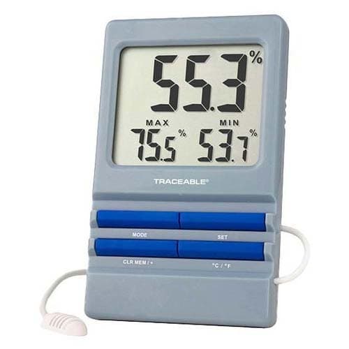 Traceable Calibrated Thermohygrometer, With Alarm & External Sensor - Each