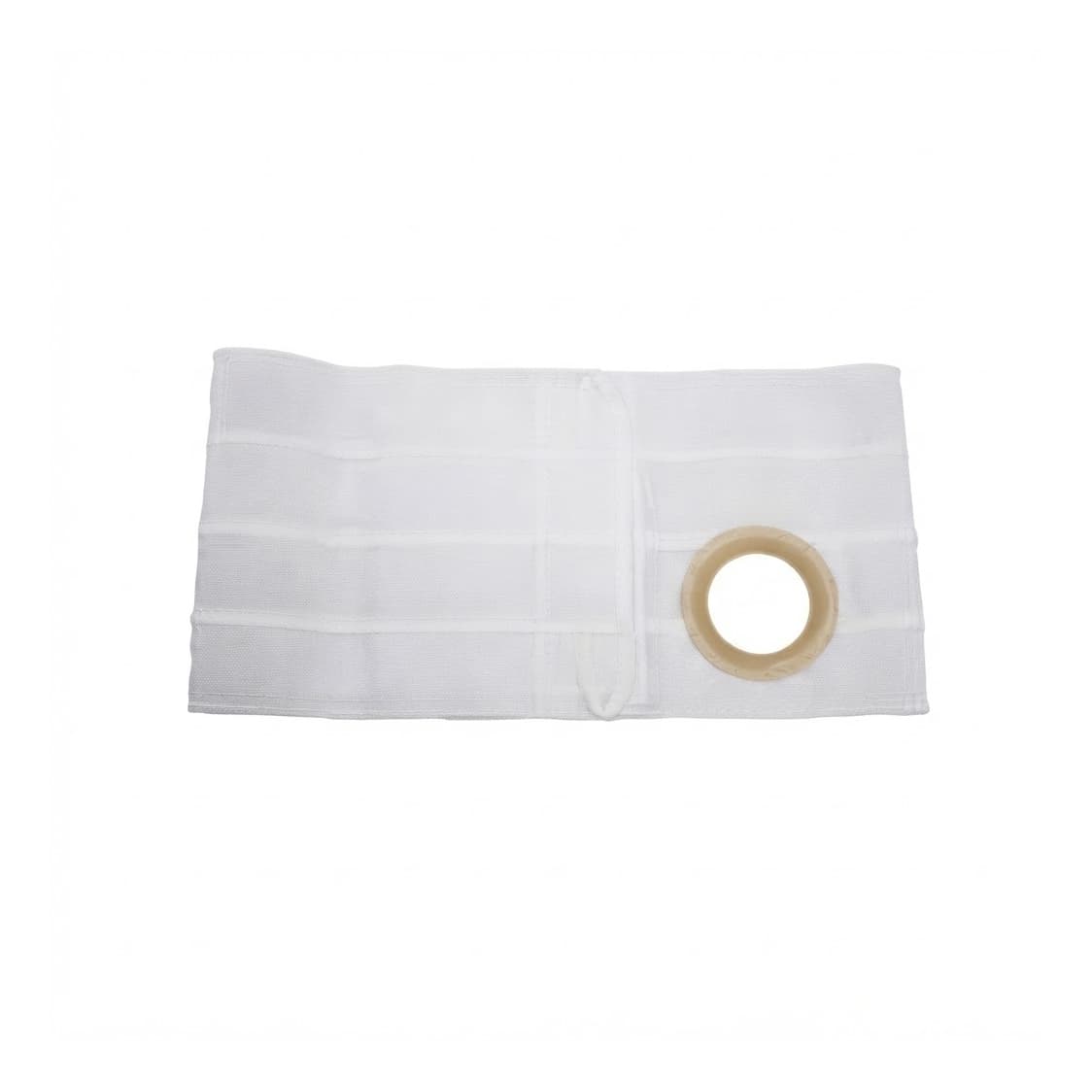 Nu-Hope Nu-Form 8" Ostomy Support Belt Without Prolapse Flap, 2-1/2" White, Large - Each - Image 1