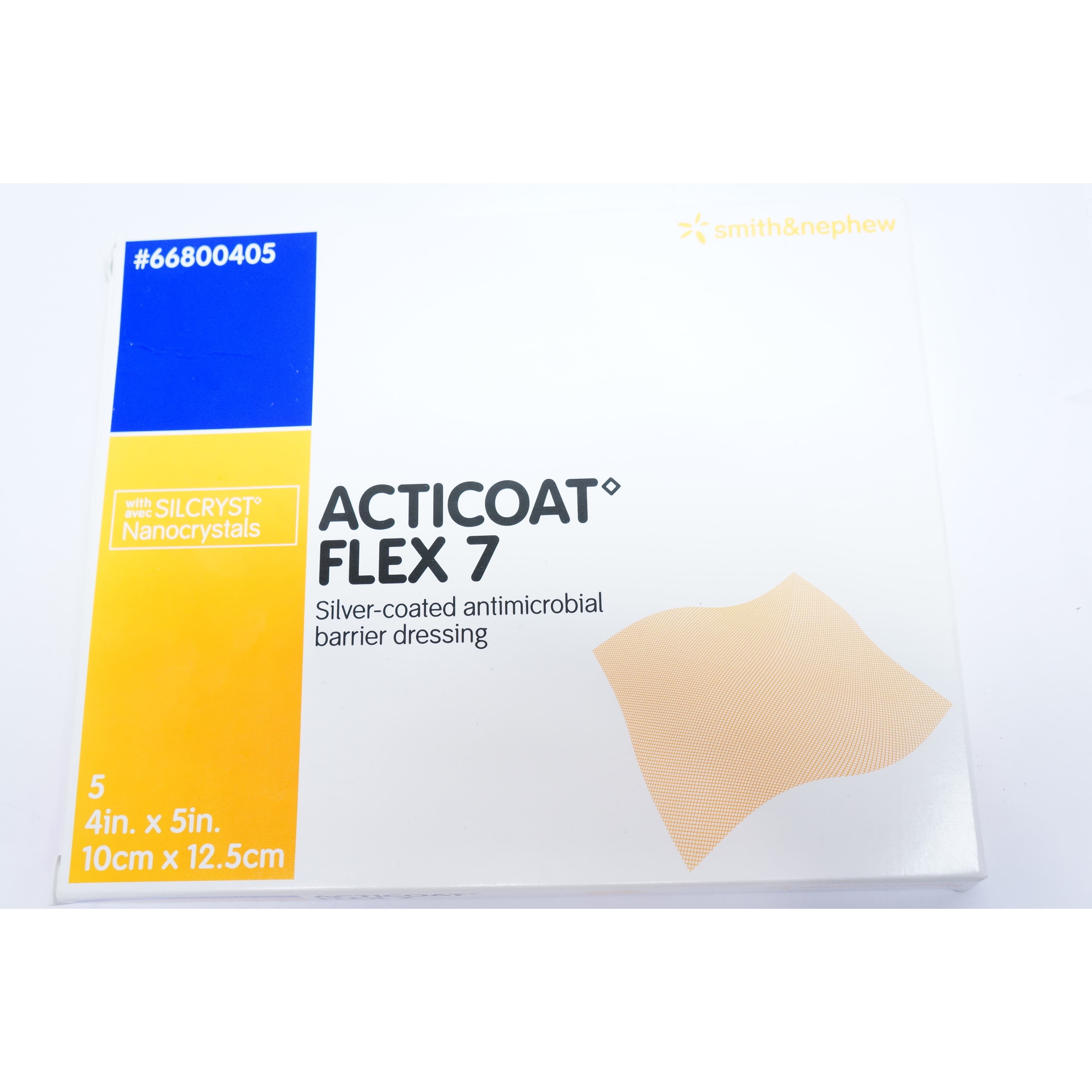 Acticoat Flex 7 Silver Barrier Dressing, 4 x 5 Inch - Case of 30 - Image 1