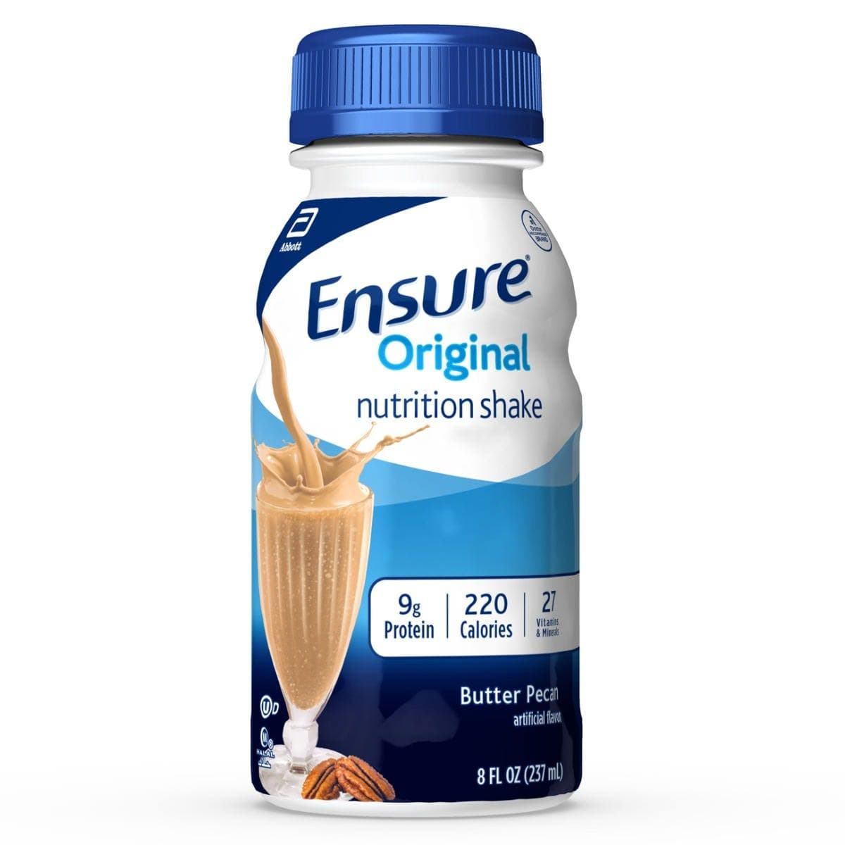 Ensure Original Nutrition Shake, Butter Pecan, 8 oz Bottle - Each - Image 1