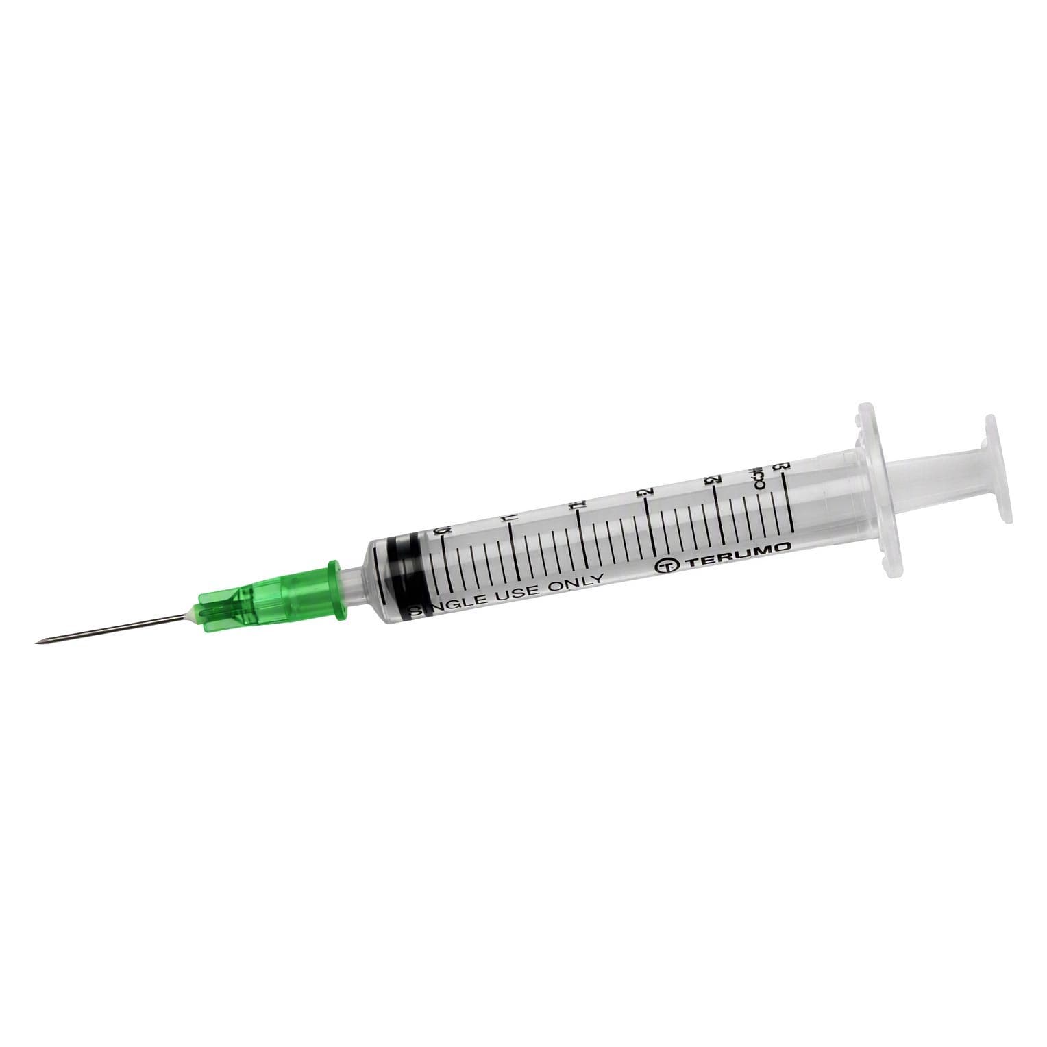 Terumo Standard Hypodermic Syringe with Detachable Needle, 1/2 Inch - Image 1