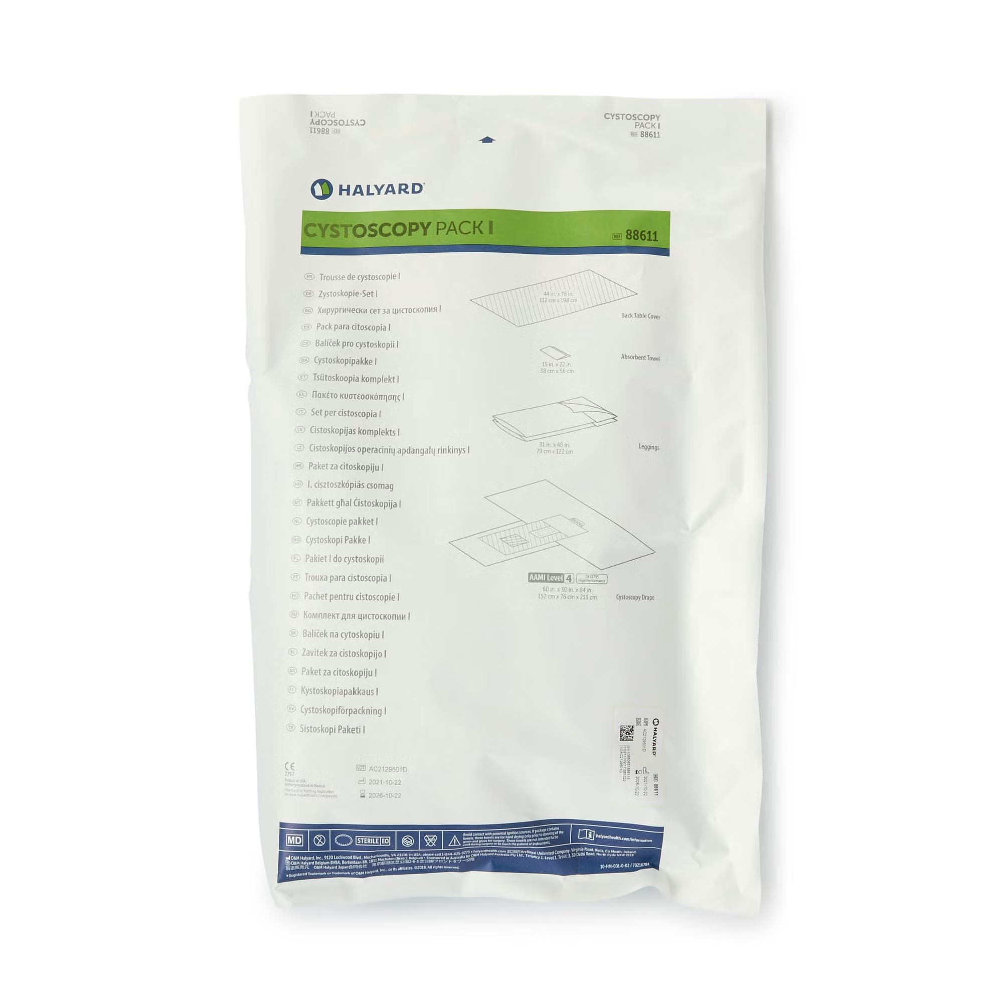 Halyard Urology Drape Pack Cystoscopy Pack I - Image 2