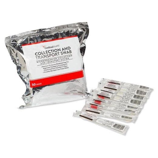 Cardinal Health CultureSwab Specimen Collection and Transport System, Sterile Swab Tip - Package of 50 - Image 1