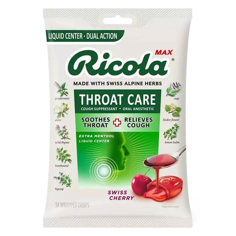 Ricola Max Throat Care Lozenges - Image 1