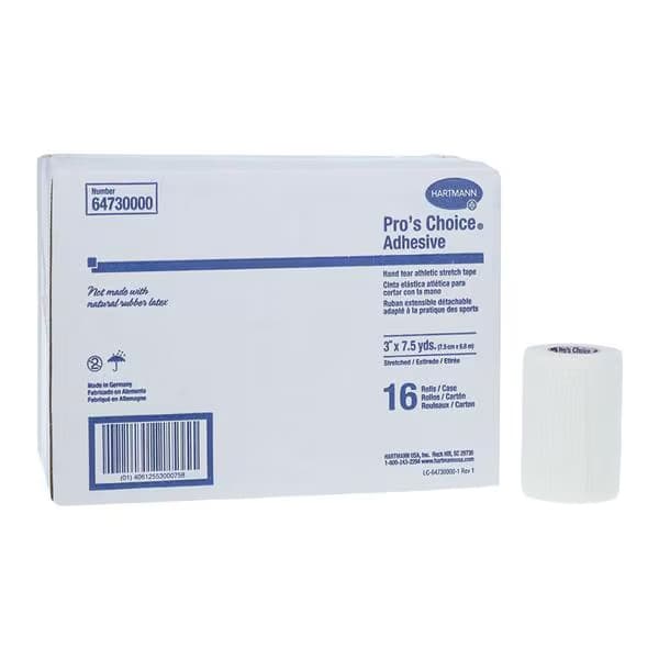 Hartmann Pro's Choice Adhesive Stretch Athletic Tape, 3 Inch x 7.5 Yard - Case of 16 - Image 1