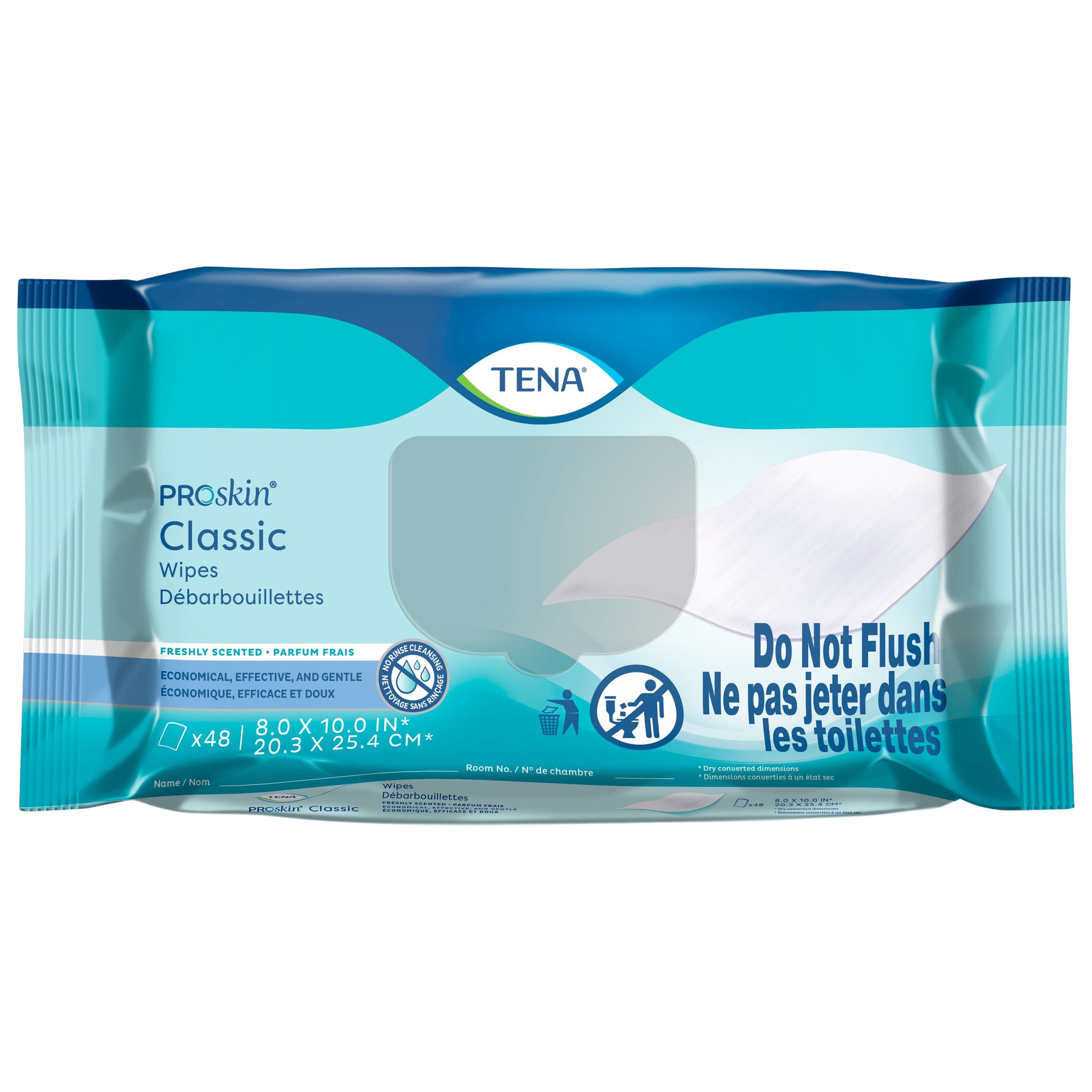 TENA ProSkin Classic Personal Cleansing Wipe - Case of 576 - Image 1