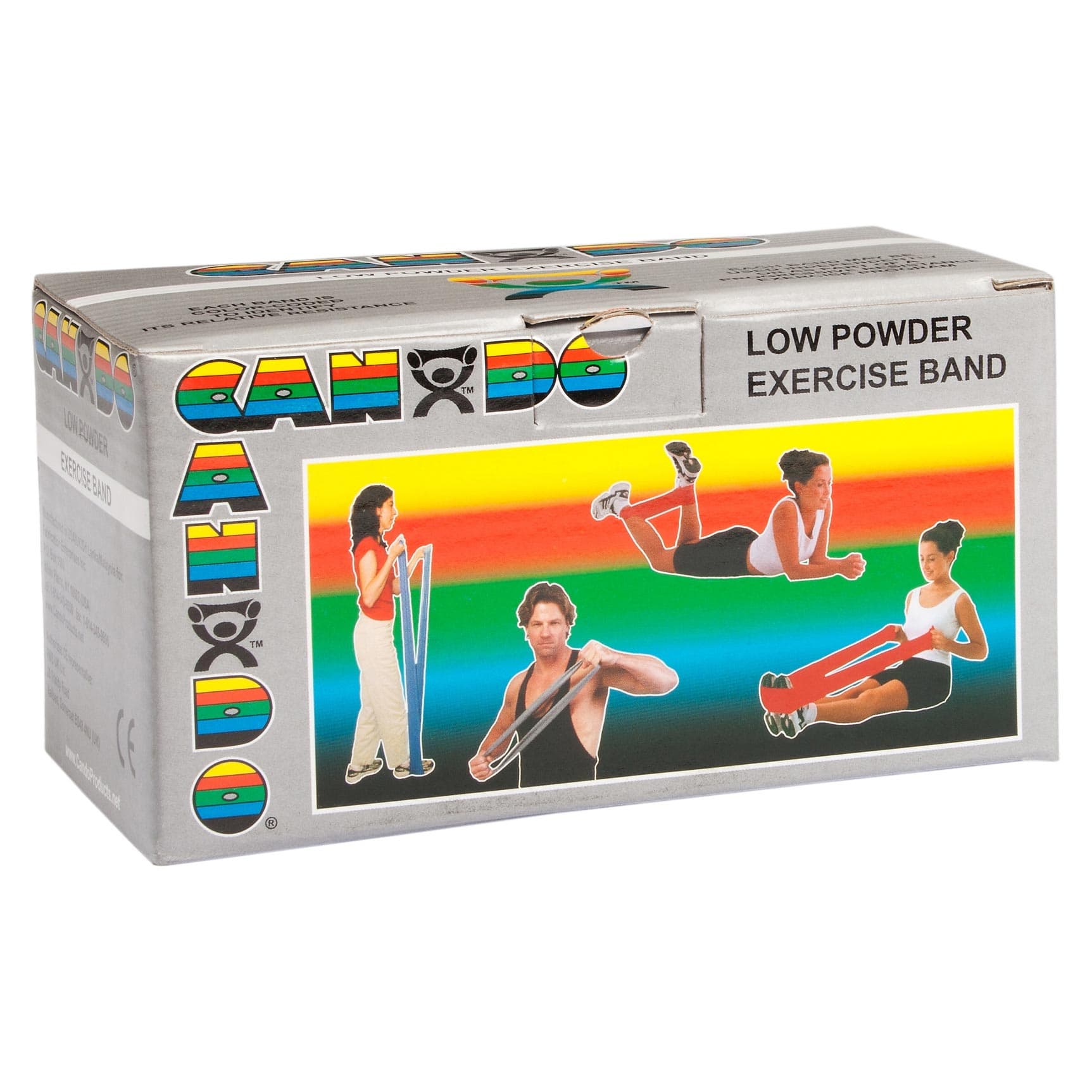CanDo Low Powder Exercise Band Rolls, 6 yard, Silver, 2X Heavy - Image 1