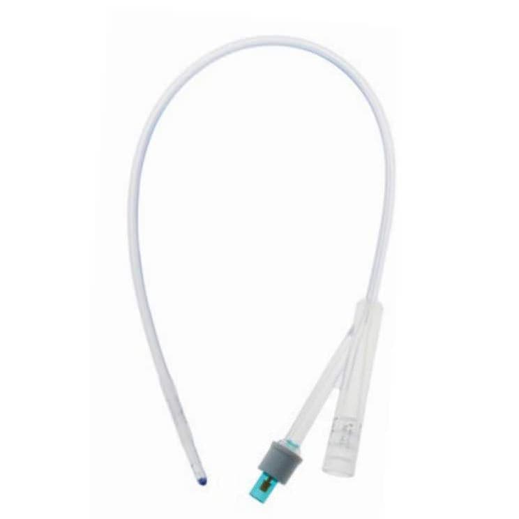 Amsure 2-Way 100% Silicone Foley Catheters, 30cc Balloon, 22 Fr - Each - Image 1