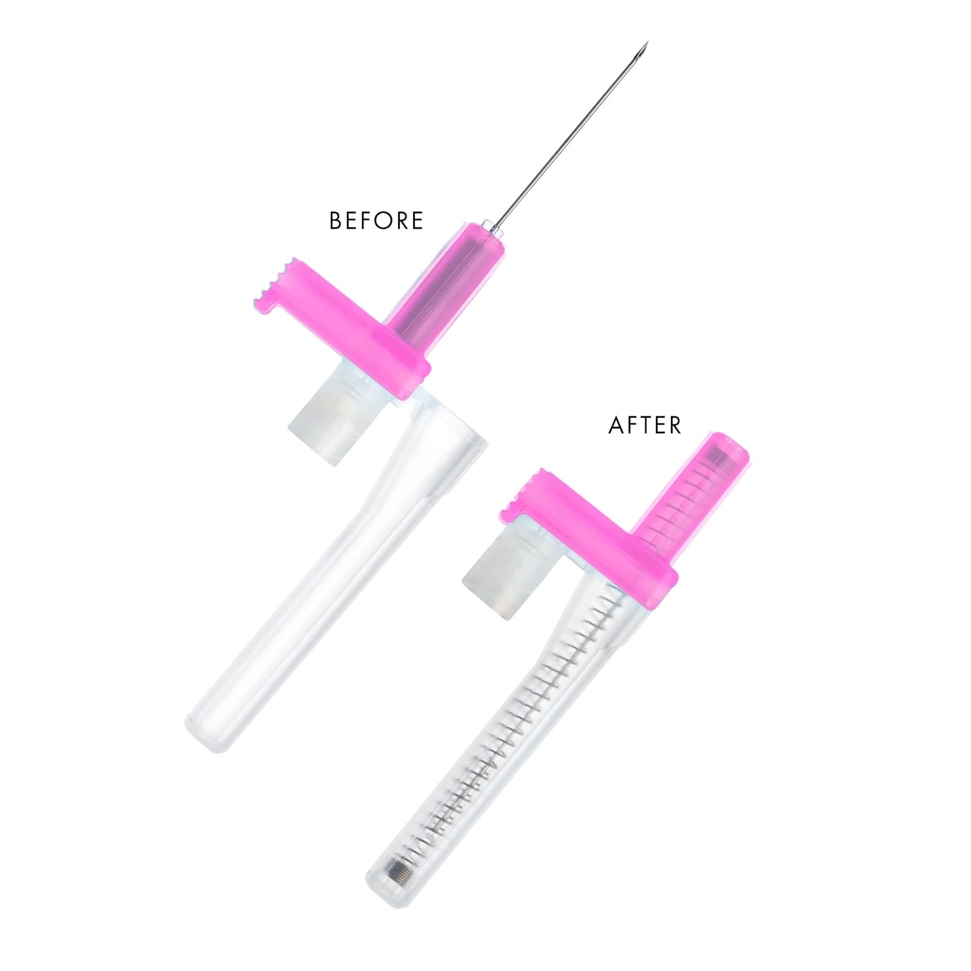 EasyPoint Retractable Safety Hypodermic Needle, 18G x 1" - Case of 400 - Image 1
