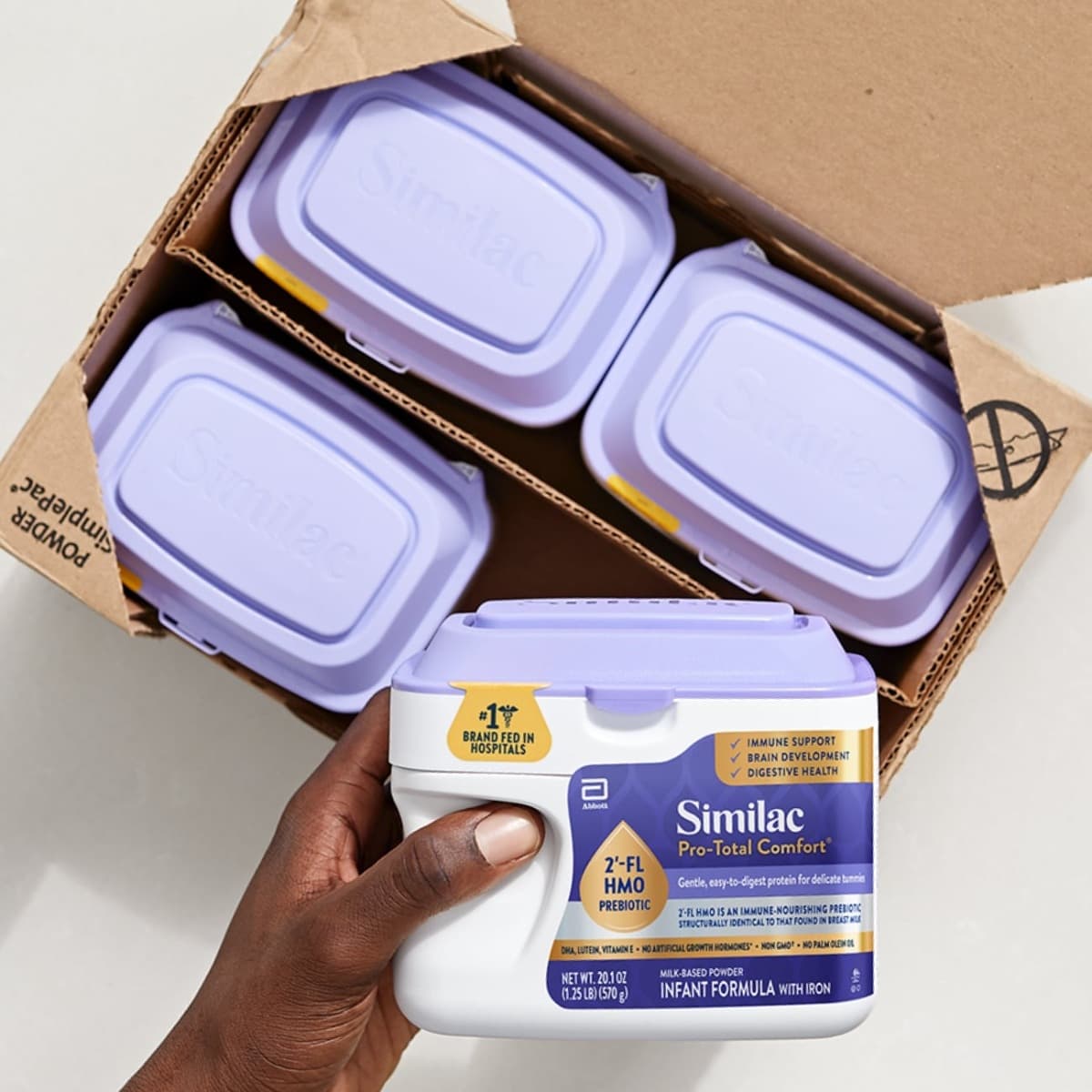 Similac Pro-Total Comfort Infant Formula, 20.1 oz - Case of 4 - Image 3