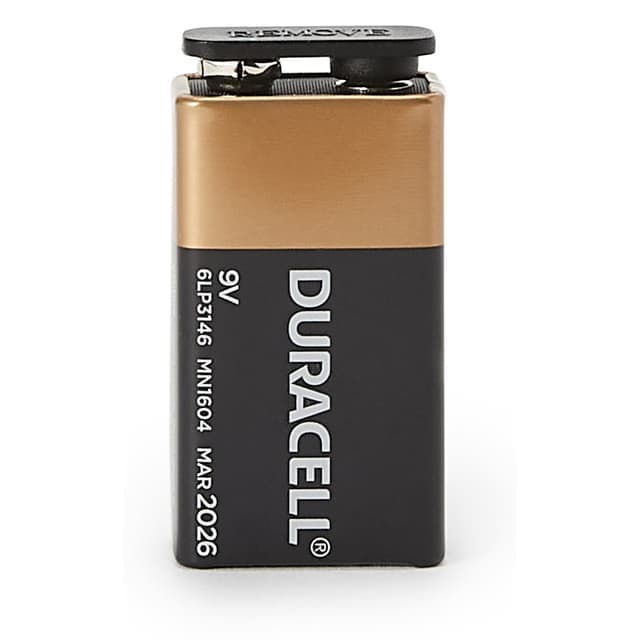 Duracell Coppertop 9V Cell Alkaline Battery Disposable 12 Per Pack - Image 1