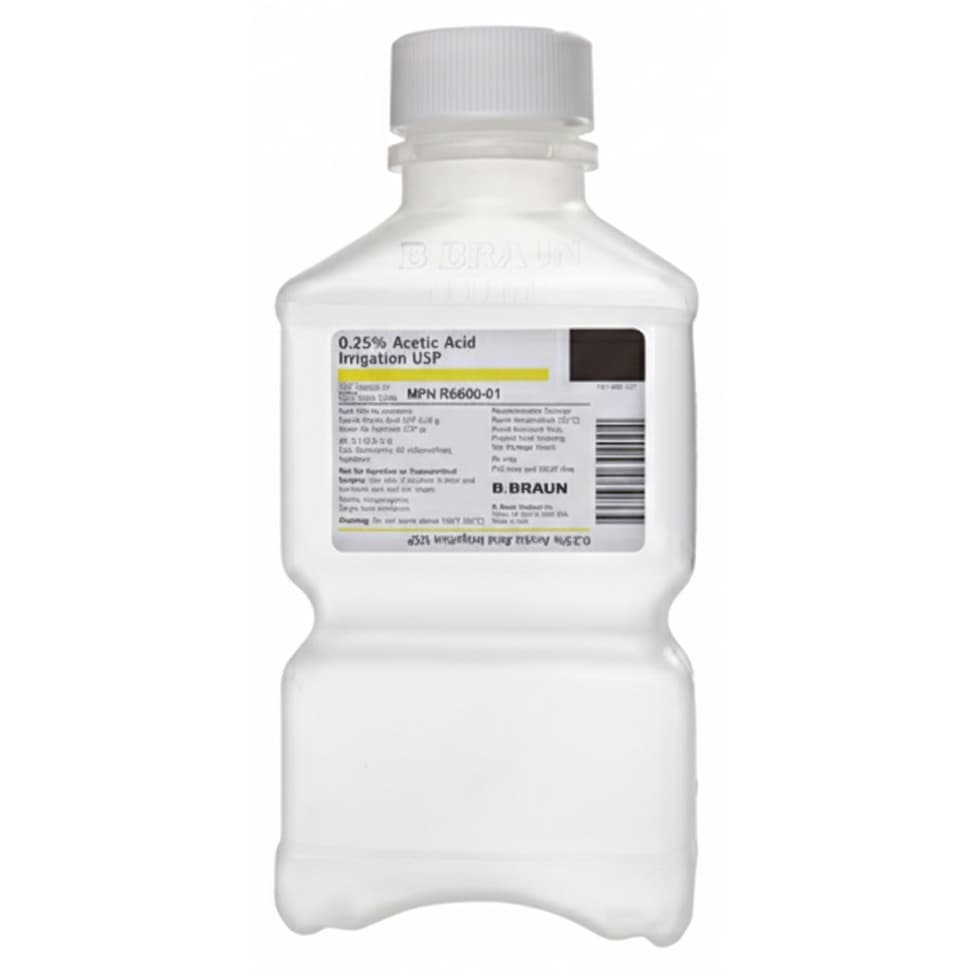 B. Braun Medical 0.25% Acetic Acid Irrigation - Image 2