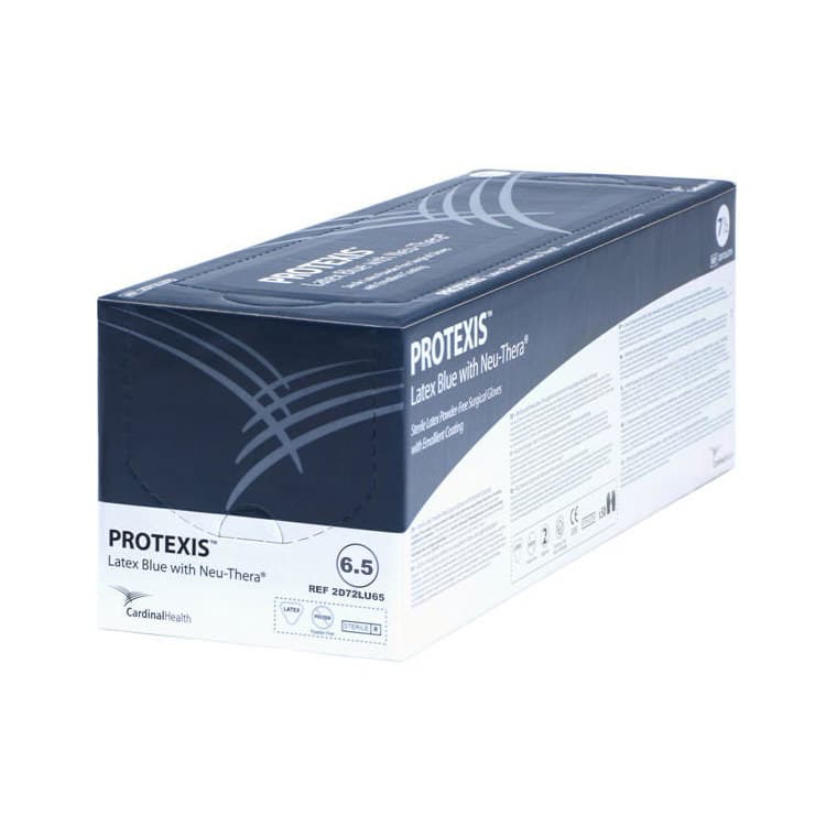 Protexis Latex Blue with Neu-Thera Surgical Glove, Size 6.5 - Box of 50 - Image 1